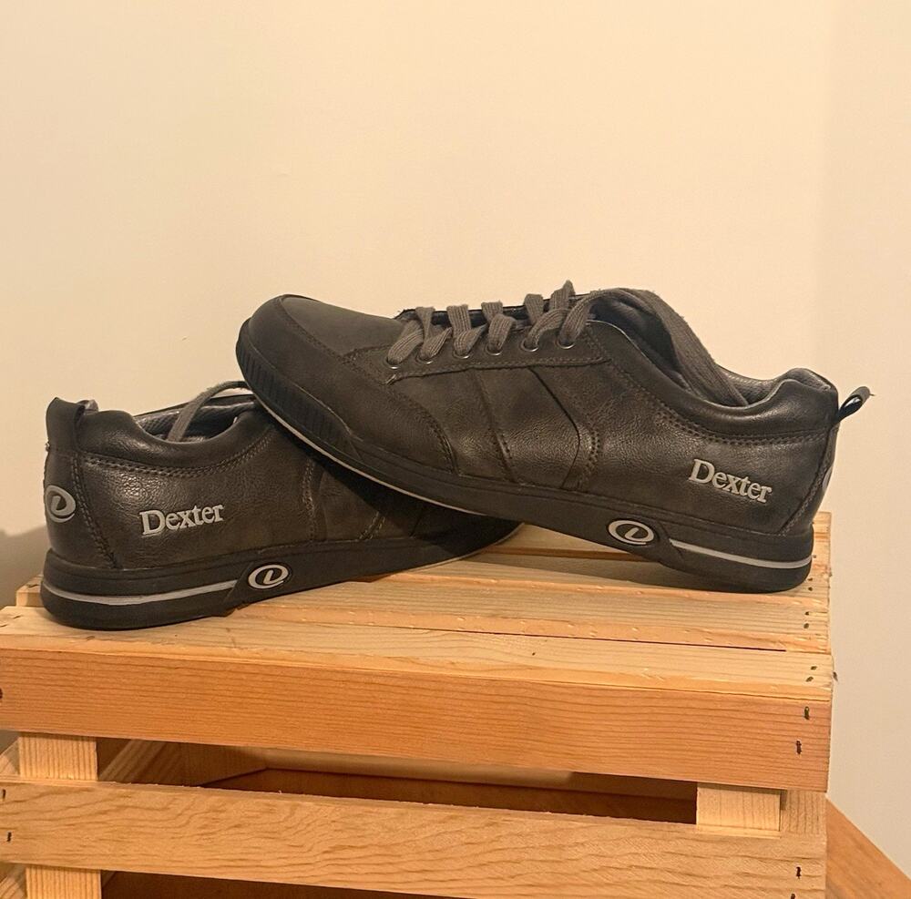 Dexter Men’s Bowling Shoes Black Lace-Up US 10 Medium (D, M)
